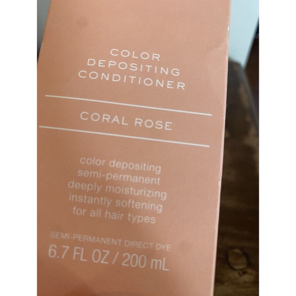 New Kristin Ess Color Depositing Conditioner Coral Rose 6.7 Fl Oz Semi-permanent - Picture 6 of 6